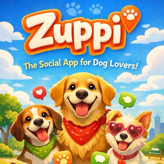 Zuppi dog app promotional image